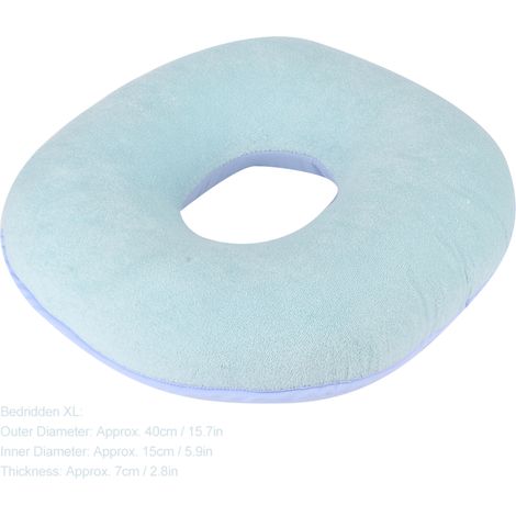 Protège-matelas absorbant et anti-escarres, adapté aux personnes âgées alitées (bleu, taille extra-large) (1/5)