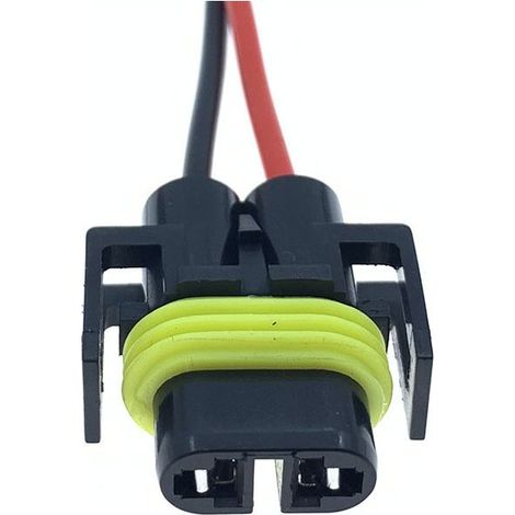 Wasserdichtes LED-HID-Lampenkabel (H11, H9, H8, 880, H16JP) mit Stecker und Buchse sowie Kabel – Einzelstecker