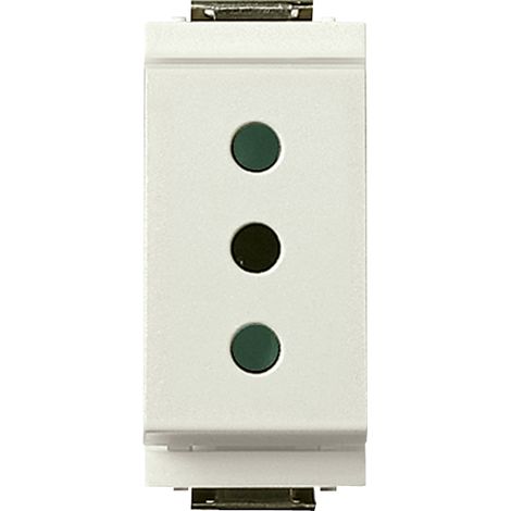 VIMAR - 17031.B Prise 2P+T 10A P11, blanche