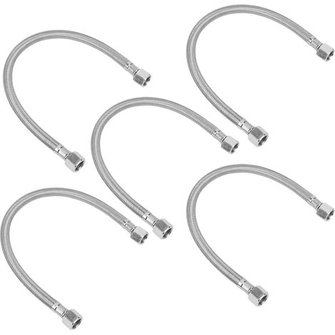 5 pièces Tuyau de frein silencieux sans huile pour compresseur d'air, élément 3/4‑16 chanfreiné 42 cm (1/5)