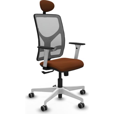Chaise de bureau piqueras y crespo Motilla gris cuir synthétique (1/2)