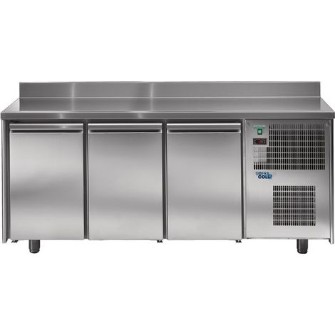 Table snack positive avec dosseret - Prof. 600 - 3 portes - 300 L - Sofraca