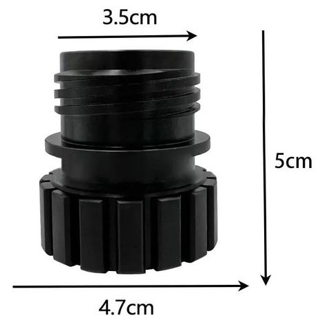 Adaptateur pour Machine à Eau Pétillante Connecteur de Bouteille en Verre vers Bouteille en Plastique Pièce de Rechange Accessoire de Gazéification