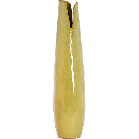 Vase céramique olijfgroen bruin 19x18,5x77,5 pour Light & Living (1/2)