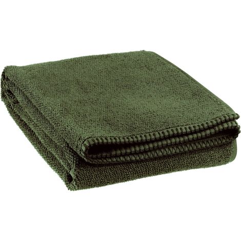 Drap de Douche en Coton Éponge Motif Grain de Riz, Coloris 70 x 130 cm - PANGIVO (1/3)