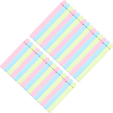 30 pinces de fermeture pour sacs en plastique, durables et (1/5)