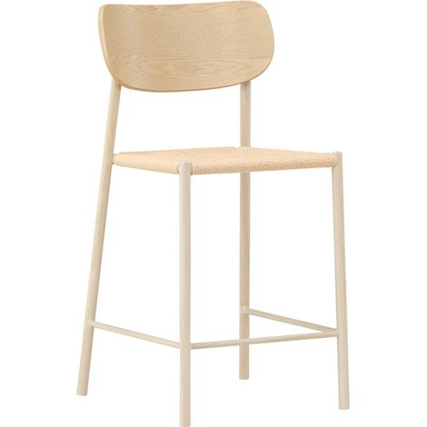 Chaise de Bar Design "Polly" 101cm Beige (1/5)