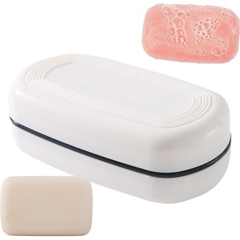 Travel Soap Container Portable 4 5 x 3 0 Inch Draining Dish (1/5)
