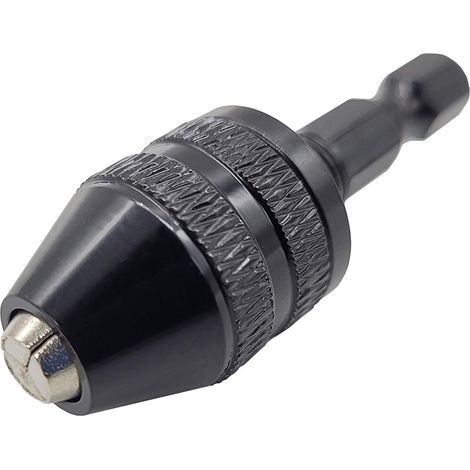 Mandrin sans clé avec douille hexagonale 0,3-3 mm, 1/4 (1/5)