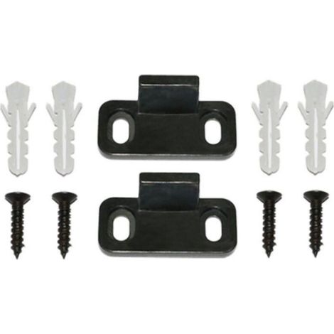 Garniture Porte Coulissante - Rail Sol 45x20x24 mm - Pour Porte de Grange - Réglable - 1 Pièce (1/4)