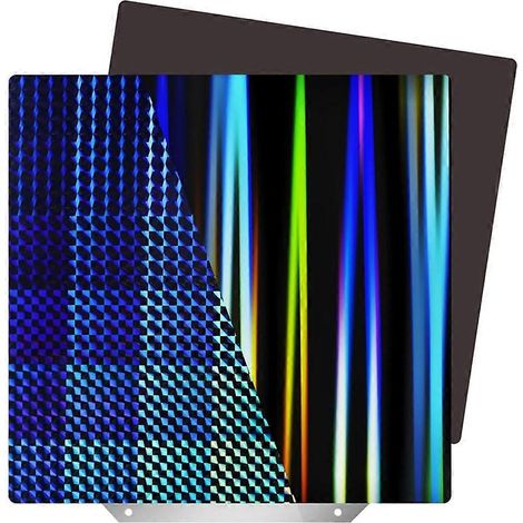 Doppelseitig strukturierte H1H-Platte 310 x 310 mm, flexible Rainbow Streak + Phantom H1H-Magnetplatte für CR-10 und CR-10S (1/5)