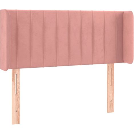 Maison Exclusive - Cabecero de terciopelo rosa 93x16x78/88 cm (1/5)