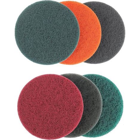Fogli abrasivi in velcro da 125 mm per levigatrici orbitali - 12 pezzi