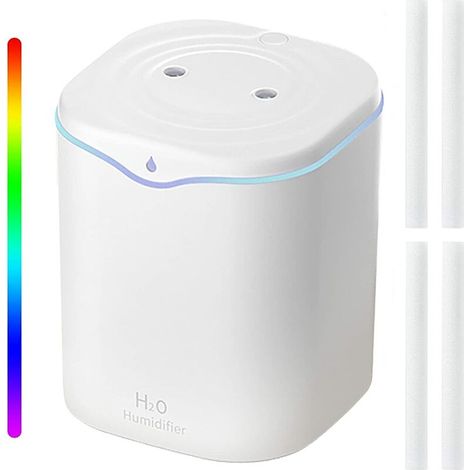 Green Mobility-Humidificateur d'Air, 2L Humidificateur Ultrasonique Silencieux avec 2 Mode Brume Réglable, USB (1/5)