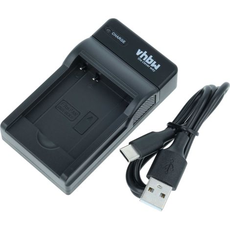 vhbw USB-C Ladegerät kompatibel mit Panasonic Lumix DMC-S2, DMC-S3A, DMC-S2P, DMC-S2K, DMC-S3, DMC-S2V Kamera - Ladeschale + USB-C Kabel Ladeanzeige (1/5)
