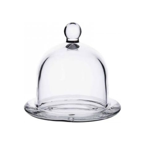 CAMPANA DE VIDRIO QUESO  9.6 x9.6x 9.2cm - ADI