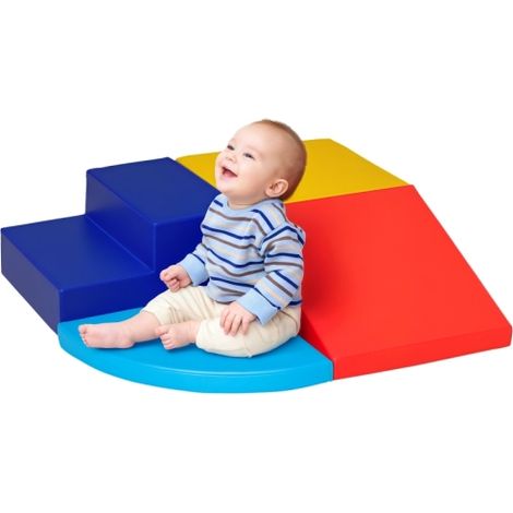 4 TLG. Schaumstoff Bausteine Kinder Softbausteine klettern Bauklötze Weiche Riesenbausteine Bauspielzeug Grossbausteine Schaumstoffblöcke Spielbausteine für Baby & Kleinkinder Mehrfarbig 
On-Site