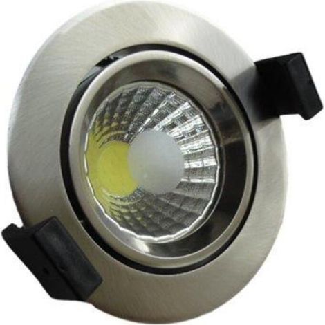 Spot Encastrable LED COB Rond Orientable 8W 60° ALU - Blanc Neutre  - SILUMEN