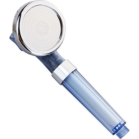 Pommeau Douche, Douchette Pommeau Douche Anti Calcaire Économiseur d'Eau Douche spa Haute Pression 3 Modes Réglables avec Filtre Coton PP Remplaçable1 pièce（argent） Oi-FRIS