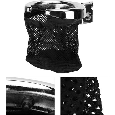 Getränkehalter für Motorradlenker, 22 mm, universell, 22 mm galvanisiert. (1/5)