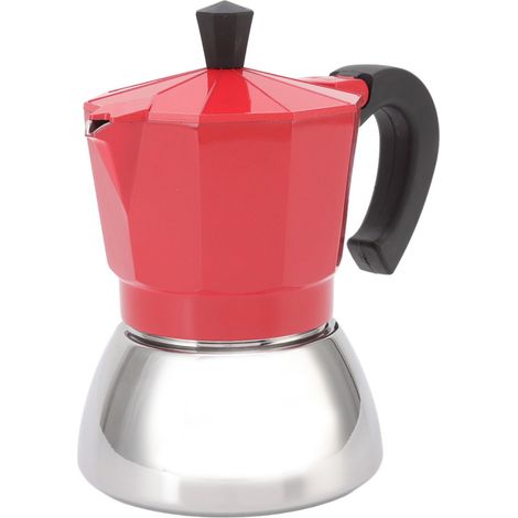 Italienische Moka-Kaffeemaschine, 120 ml, Hochdruckbrühung, für 3 Personen (1/5)