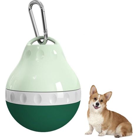 Bouteille d'eau pour Chien,200 ML Distributeur d'eau Chiot Étanche,avec Corps Pliable en Silicone et Boucle de Suspension,pour Petits Animaux,Promenades en Plein Air,Randonnées et Voyages (1/5)