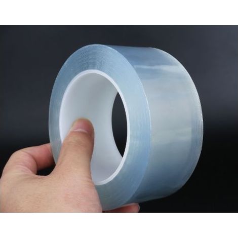 Film pour Voitures, Motos, Vélos 5cmx10m - Transparent, Autocollant, Protection Peinture, Protection Bord de Porte, Protection Bord (1/5)