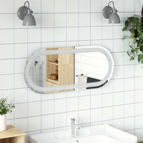 LED-Badspiegel 70x30 cm Oval (1/5)