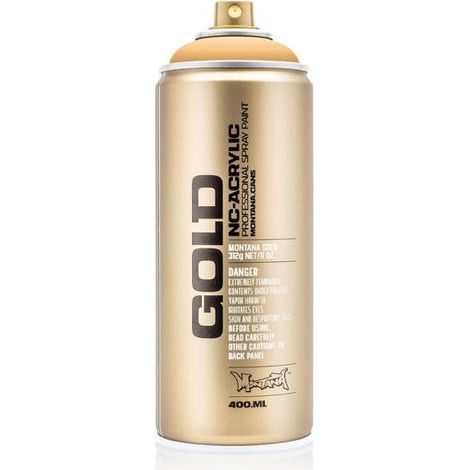 Bombe de peinture - Gold - Acrylique - Creme orange - G2020 - 400ml - Montana Cans