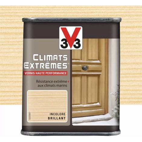 Vernis bois V33 Climats Extrêmes Incolore brillant 0,25 L (1/2)