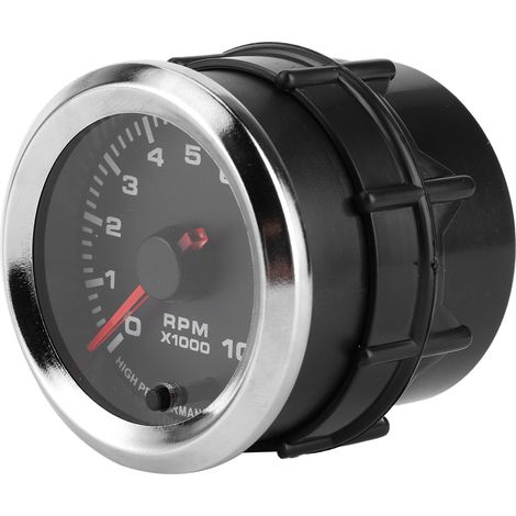 Compte-tours universel 52 mm/2 pouces 7 couleurs, indicateur de régime moteur 0-10000 tr/min (1/5)
