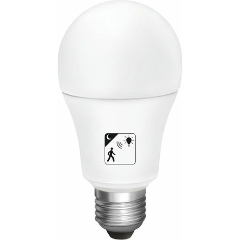 Bombilla led matel crepuscular y movimiento E27 10W 6400K (1/3)