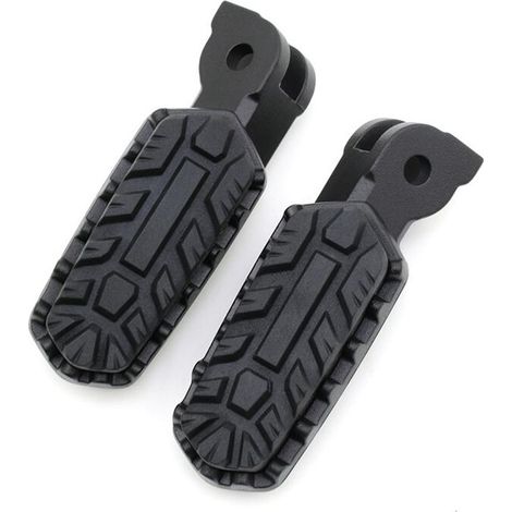 Estriberas delanteras y traseras para motocicletas Multistrada V4, V4S, Pikes V2, V2S 2021+, color negro. (1/3)