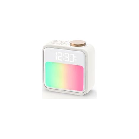 Réveil Lumineux, Réveil lumière du Jour avec 2 alarmes Wake up Light, 6 Sons naturels, 10 Couleurs de lumière, Aide au Sommeil, Snooze (1/5)