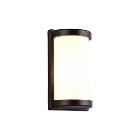 Trio Lighting Aplique de Pared Exterior PUELO Rectangular Bombilla excl. E27 max. 10W Negro (1/5)