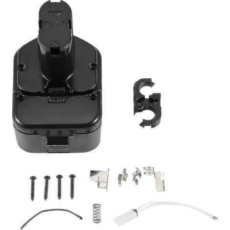Boîtier plastique pour batterie Fantastic Eb1214s Ni-cd Ni-mh (sans cellule) compatible avec les batteries 12 V Eb1214s Ni-cd/Ni-mh (1/2)