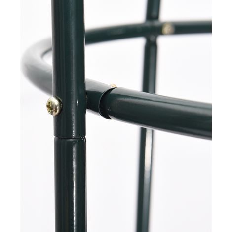 Support pour plantes grimpantes en fer forgé, structure de jardin pour rosiers et clématites, pergola extérieure décorative, équipement de jardin durable. (1/5)