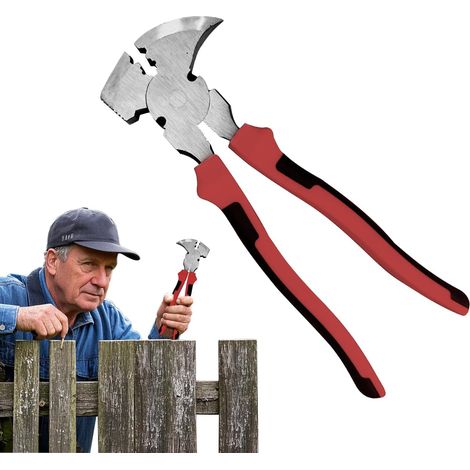 Stacheldrahtzange Werkzeug Klammerhammer Kopfzieher Robust