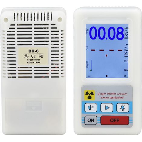 Compteur Geiger BR-6 – Détecteur multifonctionnel et facile à lire pour les rayonnements radioactifs et électromagnétiques (1/5)