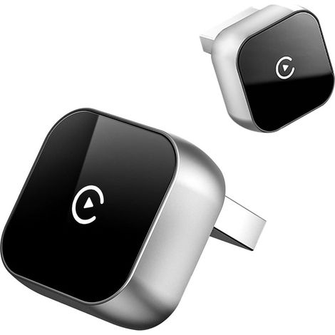 Kabelloser Kfz-Adapter für Apple und Android, kompakter CarPlay-Kfz-Adapter. (1/3)