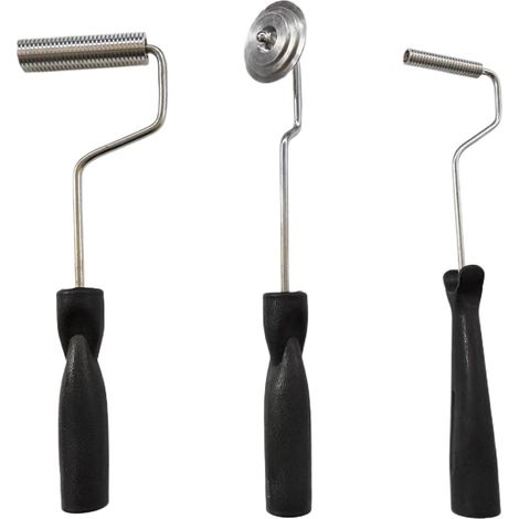 Ensemble de 3 pièces en fibre de verre : outils, rouleaux, spatule pour éliminer les bulles d'air et résine composite pour moule (1/5)