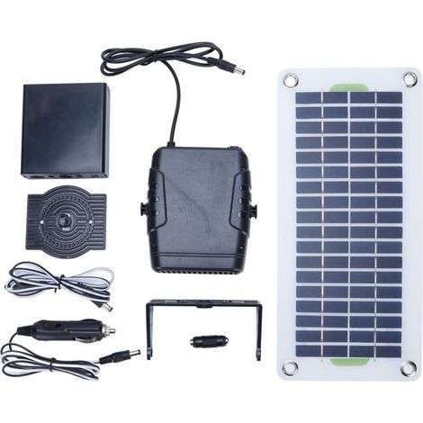 Panneau solaire chauffant 30 W monocristallin portable pour l'extérieur (1/4)