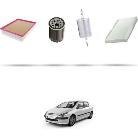 Kit tagliando 4 filtri compatibile con Peugeot 307 2.0 16V 100kw dal 2001 (1/5)