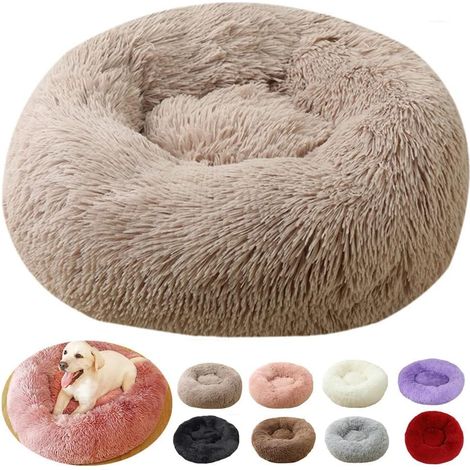 Coussin Chien Anti Stress XXL, Tapis pour Chien Grande Taille, Lit pour Chien XXL, Puppy Love Panier Anti Stress, Panier Chien Orthopedique Moyen Taille (70cm, Gris Foncé) (1/5)