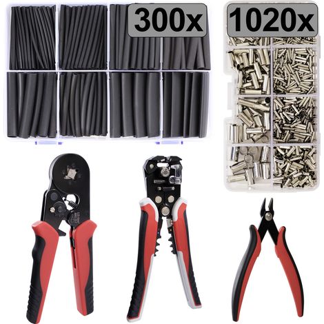 TRU COMPONENTS TC-13377600 Aderendhülsen-Sortiment  Unisoliert  1 Set