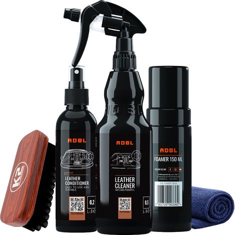 Kit de cuidado, limpieza y renovación de cuero Adbl mini (1/5)