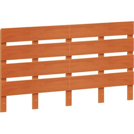 Maison Exclusive - Cabecero de cama madera maciza de pino marrón