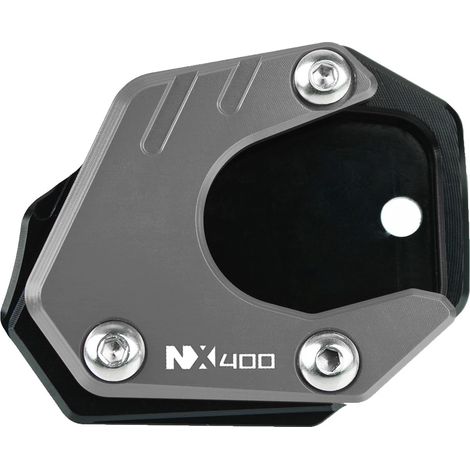 (Nx400) Compatible pour HONDA NX500 NX400 NX 500 400 2023 2024 2025 Pied de moto Support latéral Plaque de protection Béquille Agrandisseur Extension de support maxpower (1/4)