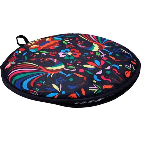Chauffe-Tortillas En Tissu Chauffe-Tacos Micro-ondable de 30 cm Outil de Chauffe-Tortillas Micro-Ondes pour Wraps Pita Chapati Pancakes Gaufres Rouleaux de Pizza Maïs Festins (1/5)