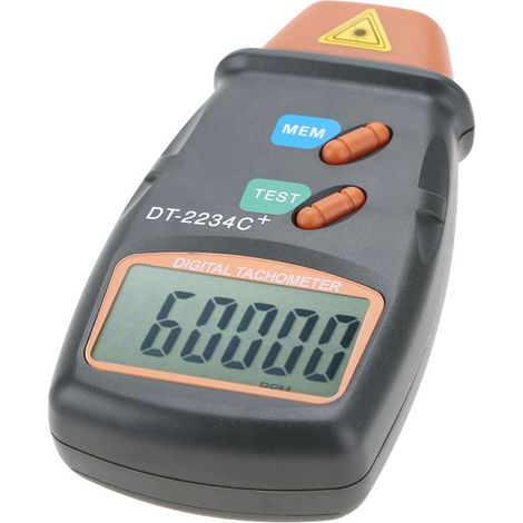 Tachymètre laser numérique sans contact DT-2234C+ Mini tachymètre (1/5)